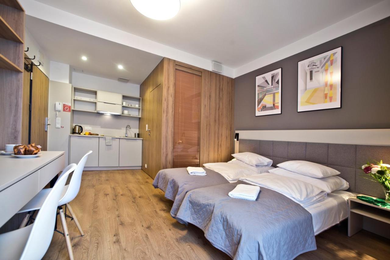 Wolska Residence Serviced Apartments Warschau Kamer foto