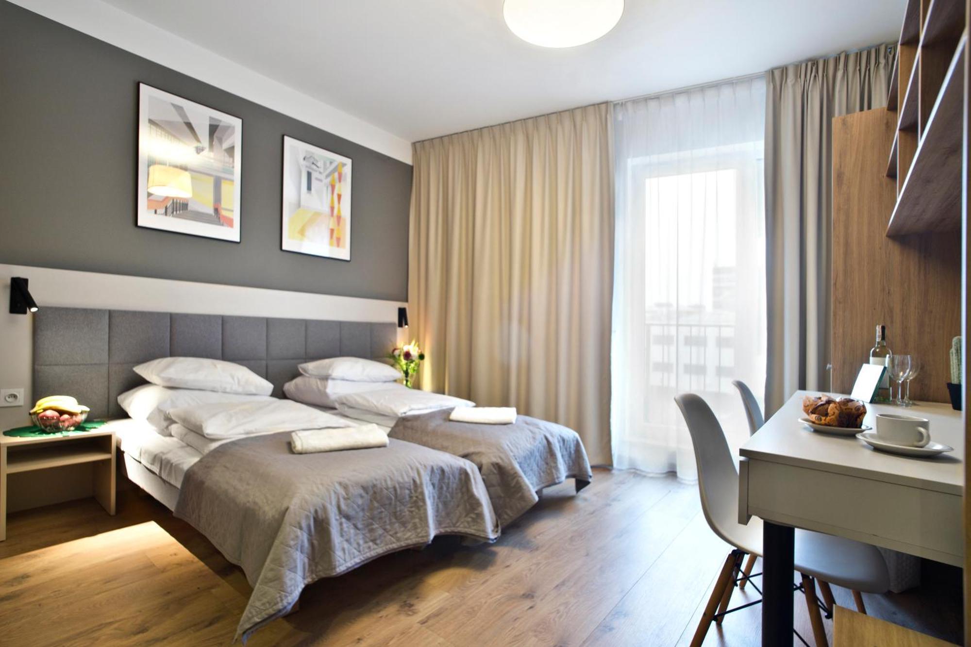 Wolska Residence Serviced Apartments Warschau Kamer foto